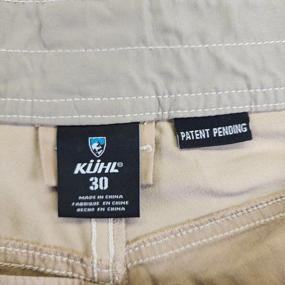 Kuhl Radikl Shorts Mens 30 Beige Hiking Outdoor Stretch Trail‎ Utility - Picture 6 of 9